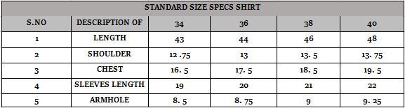 Size Guide