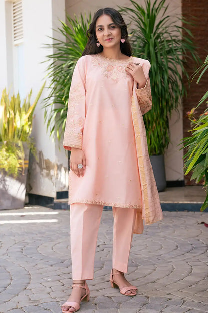 3 Piece Suit Lawn Embroidered T-SFC-005