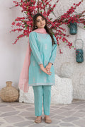 Embroidered Cotton Suit - T-SFC-S26-007