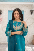 Embroidered Cotton Suit - T-SFC-S26-010