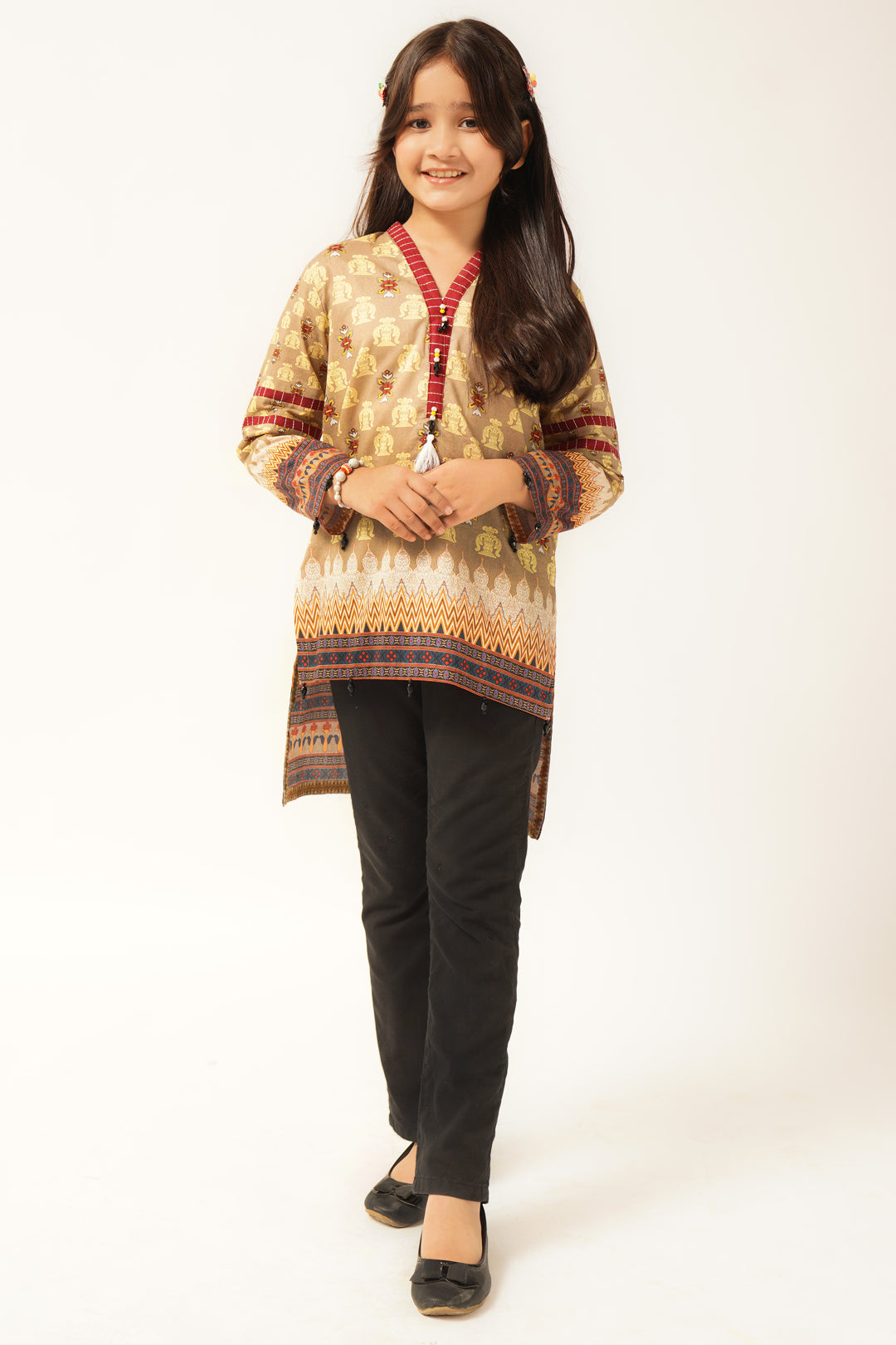 1 Piece Kurti Digital Printed Lawn WRTW-006