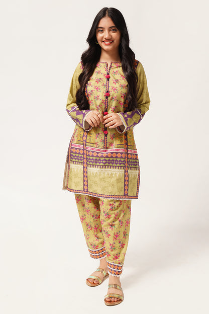 2 Piece Digital Printed Lawn Suit WRTW-081