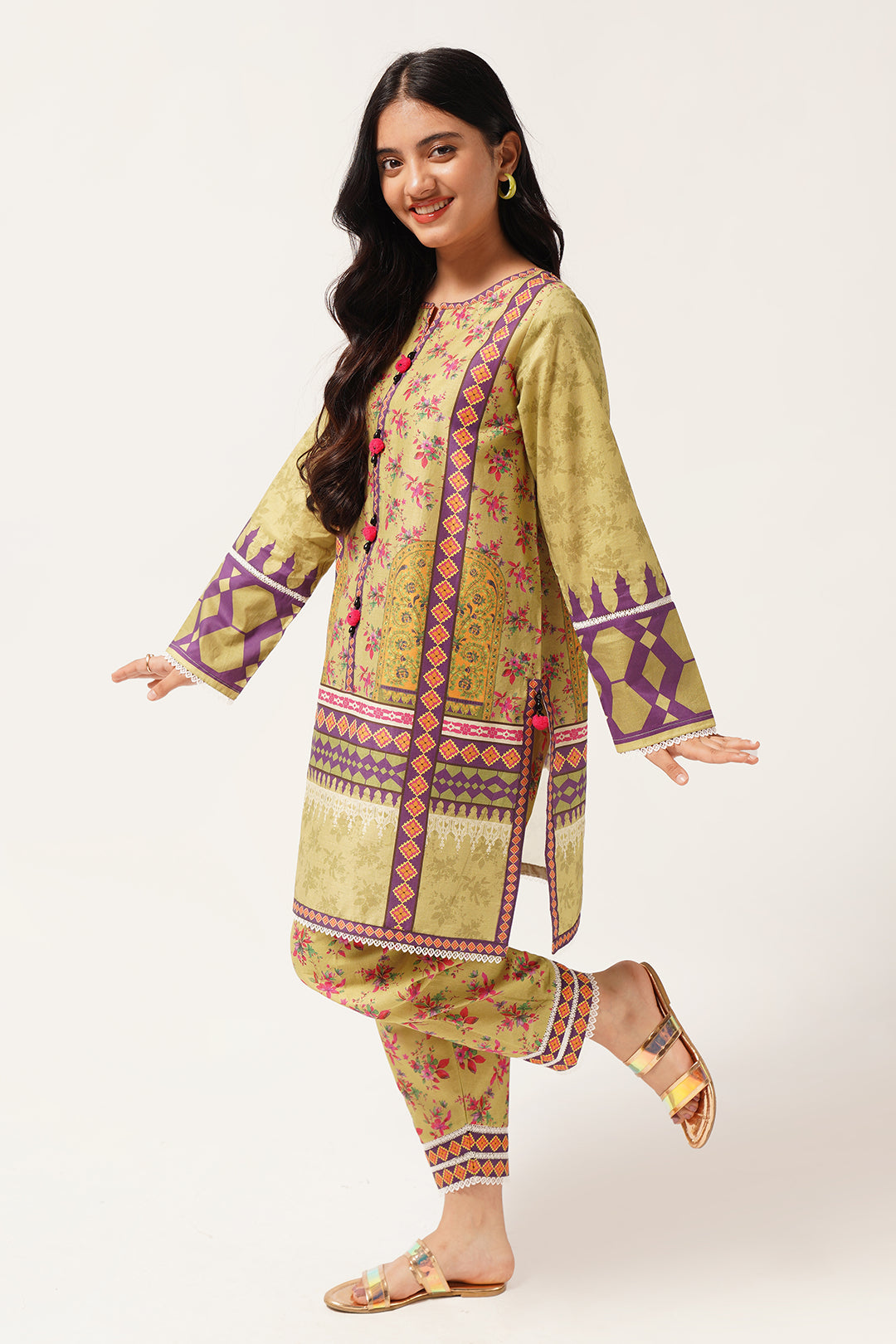 2 Piece Digital Printed Lawn Suit WRTW-081