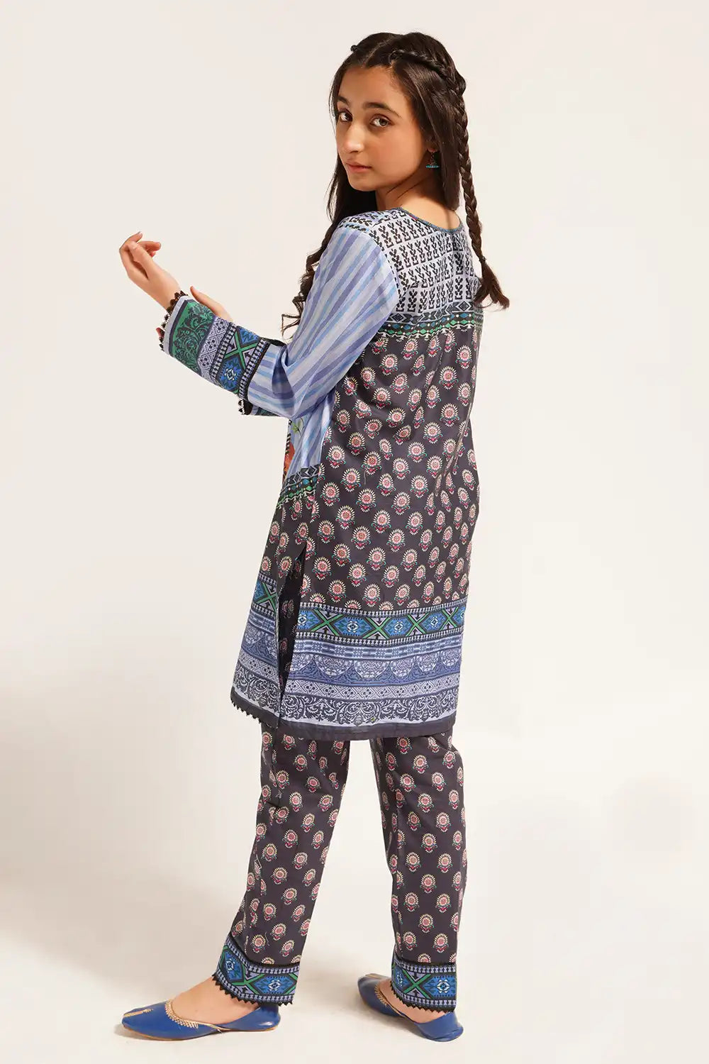 2 Piece Suit Digital Printed Lawn WRTW-084