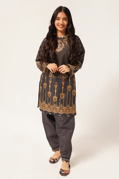 2 Piece Digital Printed Lawn Suit WRTW-085