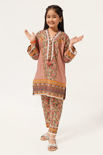 2 Piece Digital Printed Lawn Suit WRTW-087