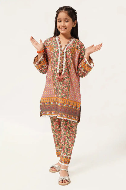 2 Piece Digital Printed Lawn Suit WRTW-087