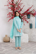 Embroidered Cotton Suit - T-SFC-S26-007