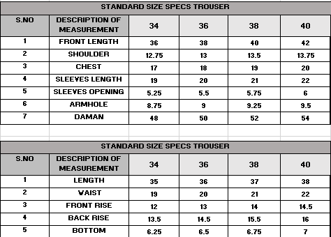 Size Guide