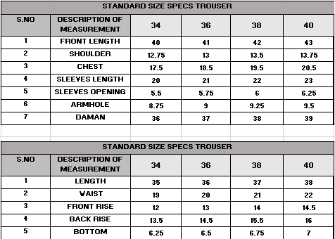 Size Guide
