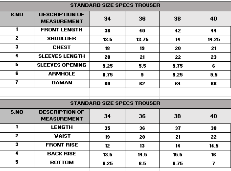 Size Guide