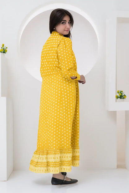 1 Piece Digital Printed Cambric Lawn Maxi-020