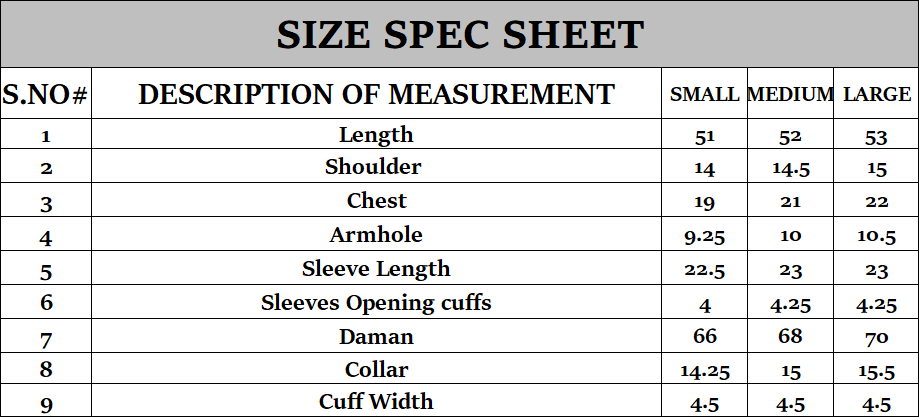 Size guide