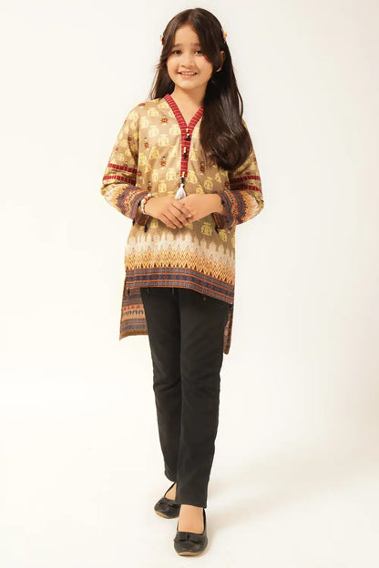 1 Piece Kurti Digital Printed Lawn WRTW-006