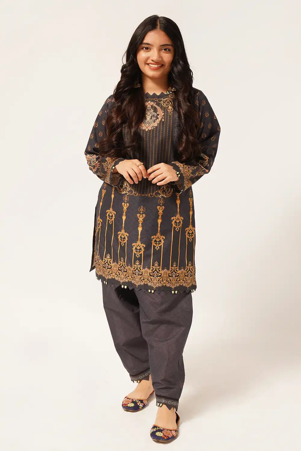 2 Piece Digital Printed Lawn Suit WRTW-085