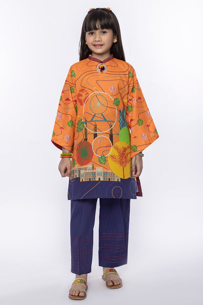 2 Piece Digital Printed Lawn MAC-019