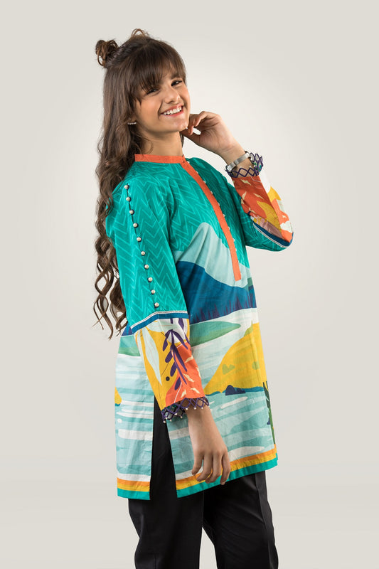 2 Piece Digital Printed Lawn PRKT-041