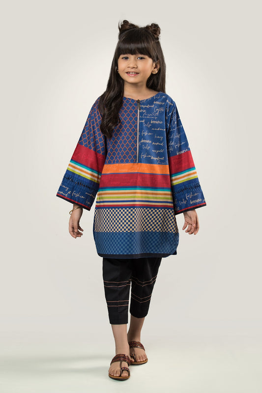 2 Piece Digital Printed Lawn Shirt & Cotton Trouser PRKT-020